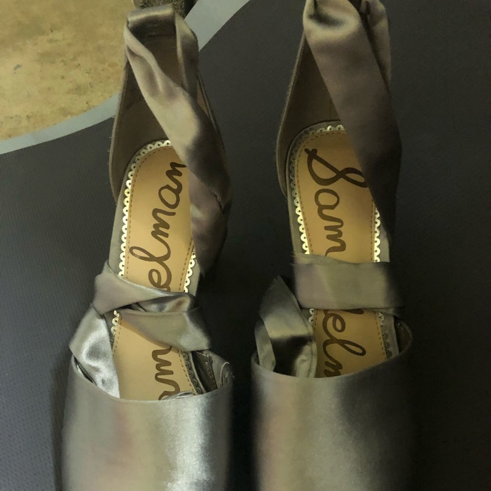 Sam Edelman silver Heels